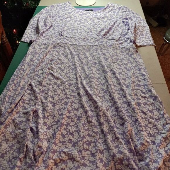 Chetta B Purple Floral Dress - Picture 1 of 6